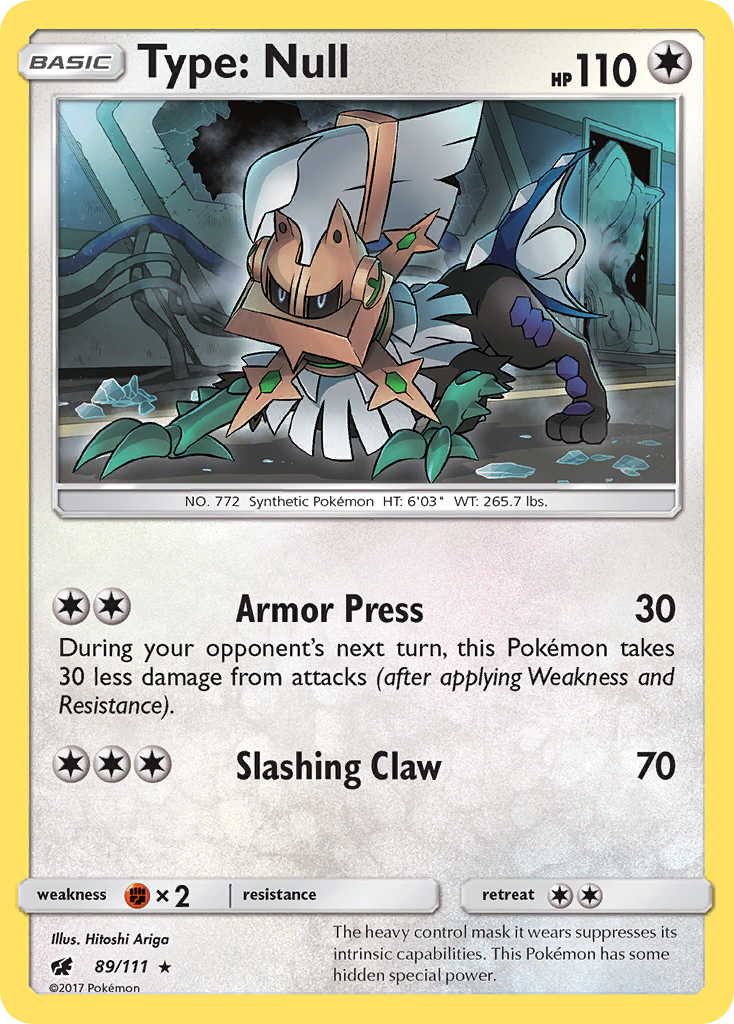 Type: Null (89/111) [Sun & Moon: Crimson Invasion] | Rock City Comics