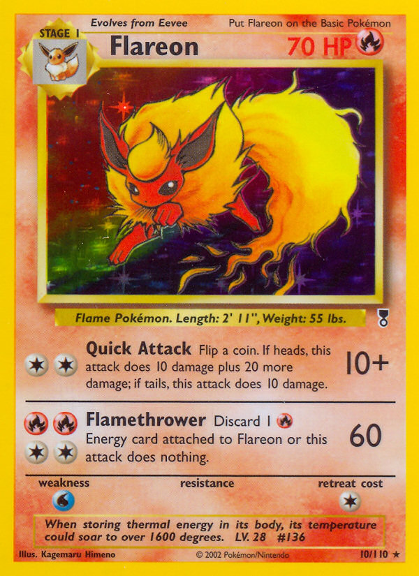 Flareon (10/110) [Legendary Collection] | Rock City Comics