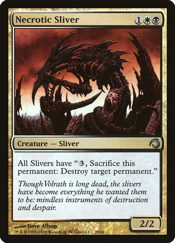 Necrotic Sliver [Premium Deck Series: Slivers] | Rock City Comics