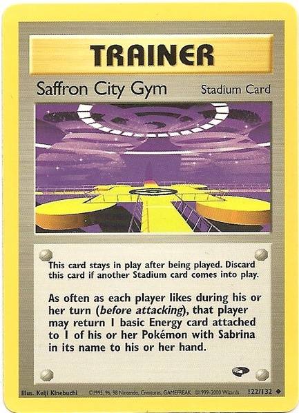 Saffron City Gym (122/132) [Gym Challenge Unlimited] | Rock City Comics