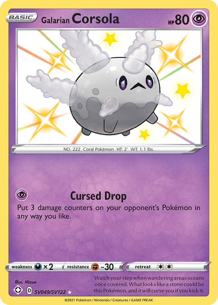 Galarian Corsola (SV049/SV122) [Sword & Shield: Shining Fates] | Rock City Comics