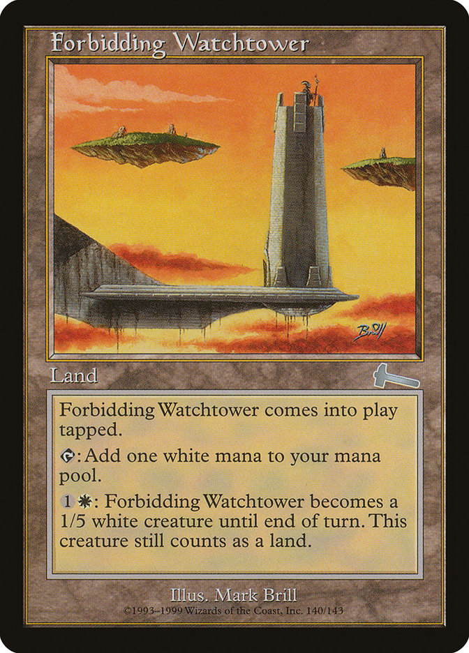 Forbidding Watchtower [Urza's Legacy] | Rock City Comics