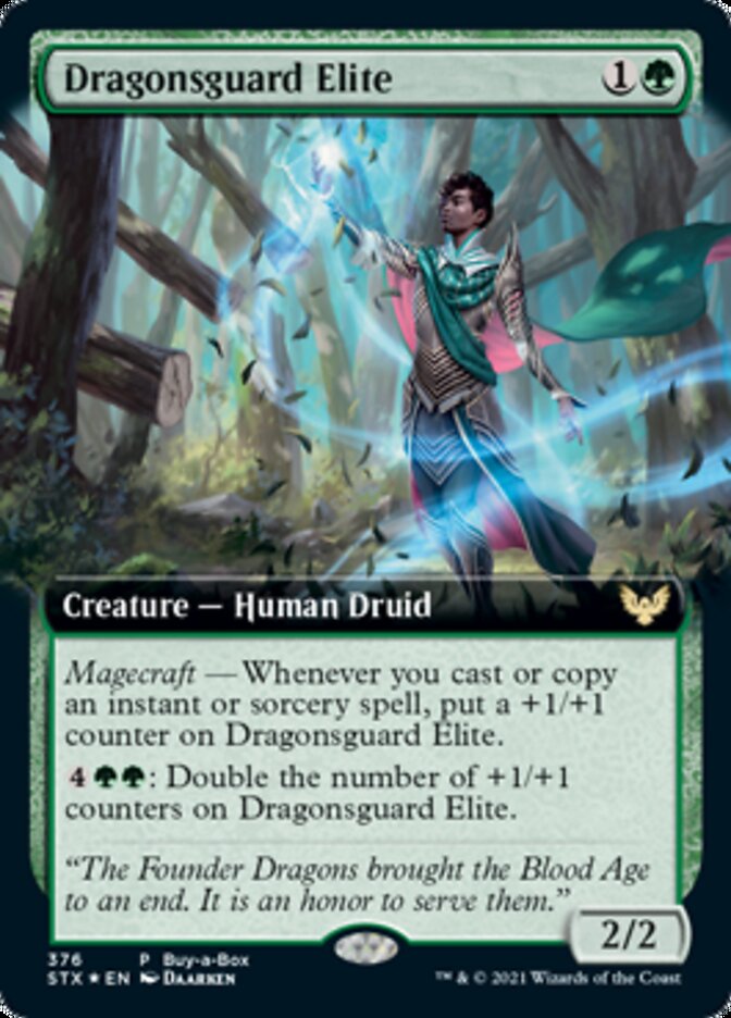 Dragonsguard Elite (Buy-A-Box) [Strixhaven: School of Mages Promos] | Rock City Comics