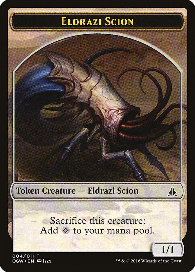 Eldrazi Scion (004/011) [Oath of the Gatewatch Tokens] | Rock City Comics