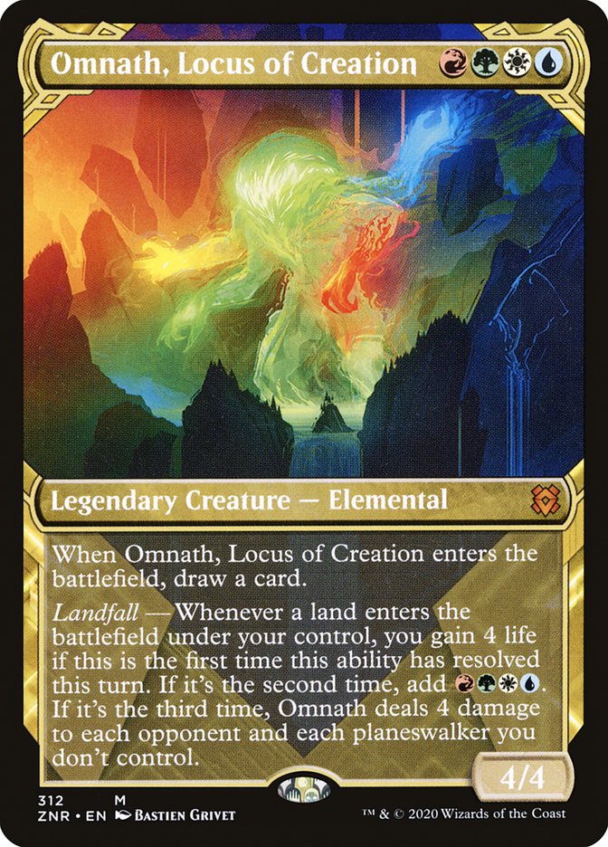 Omnath, Locus of Creation (Showcase) [Zendikar Rising] | Rock City Comics