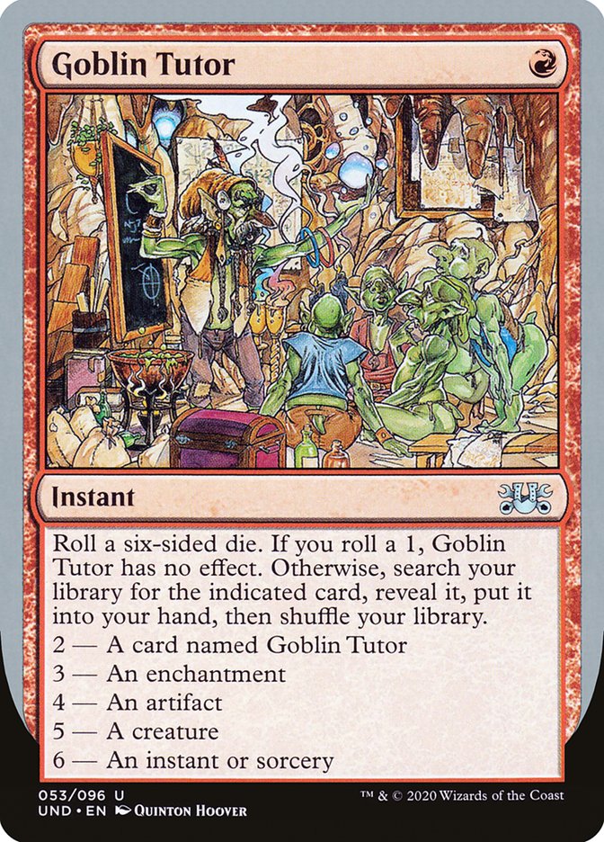 Goblin Tutor [Unsanctioned] | Rock City Comics