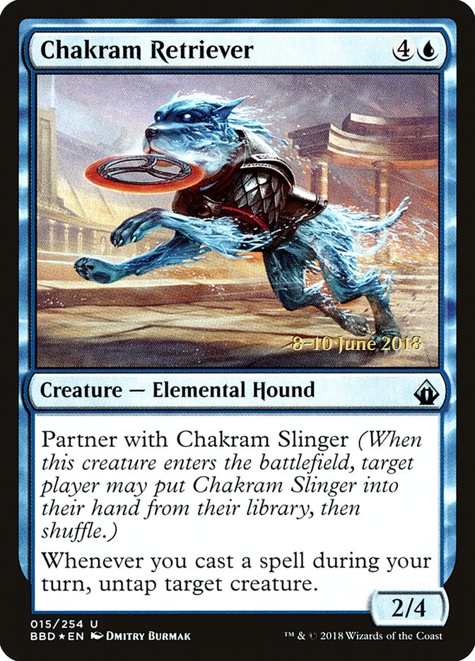 Chakram Retriever  (Prerelease) [Battlebond Promos] | Rock City Comics