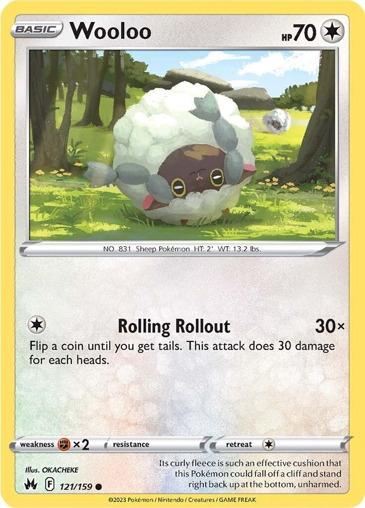 Wooloo (121/159) [Sword & Shield: Crown Zenith] | Rock City Comics