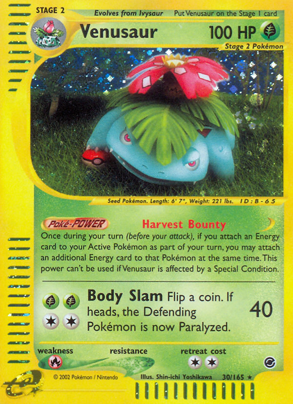 Venusaur (30/165) [Expedition: Base Set] | Rock City Comics