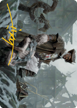 Jadar, Ghoulcaller of Nephalia Art Card (Gold-Stamped Signature) [Innistrad: Midnight Hunt Art Series] | Rock City Comics