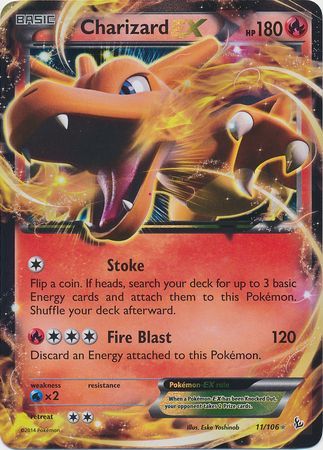 Charizard EX (11/106) (Jumbo Card) [XY: Flashfire] | Rock City Comics