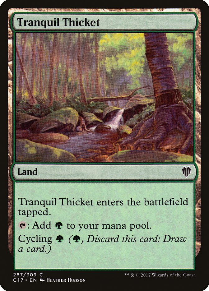 Tranquil Thicket [Commander 2017] | Rock City Comics