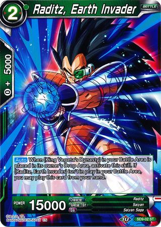 Raditz, Earth Invader [SD9-02] | Rock City Comics