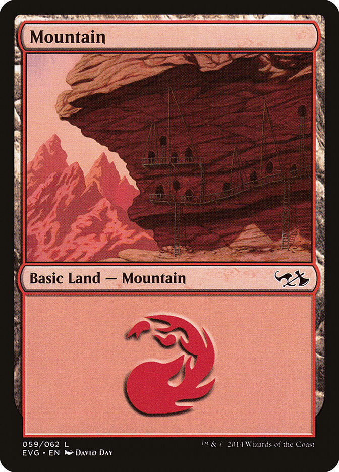 Mountain (59) (Elves vs. Goblins) [Duel Decks Anthology] | Rock City Comics