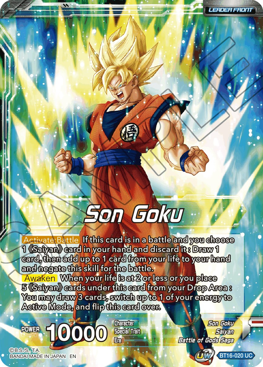 Son Goku // SSG Son Goku, Crimson Warrior (BT16-020) [Realm of the Gods Prerelease Promos] | Rock City Comics