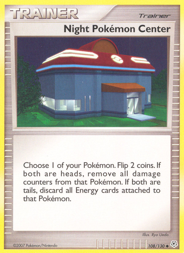 Night Pokemon Center (108/130) [Diamond & Pearl: Base Set] | Rock City Comics