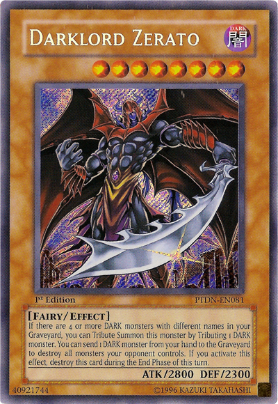 Darklord Zerato [PTDN-EN081] Secret Rare | Rock City Comics