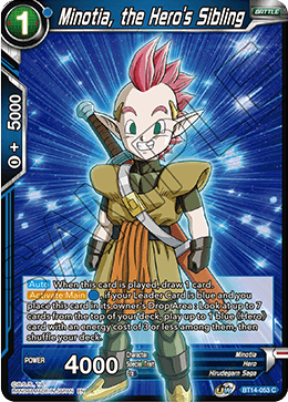 Minotia, the Hero's Sibling (BT14-053) [Cross Spirits] | Rock City Comics