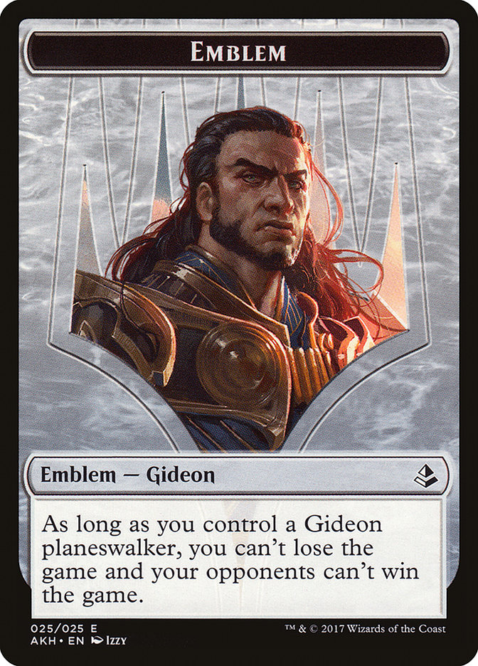 Gideon of the Trials Emblem [Amonkhet Tokens] | Rock City Comics