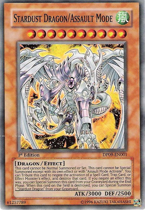 Stardust Dragon/Assault Mode [DP09-EN001] Super Rare | Rock City Comics