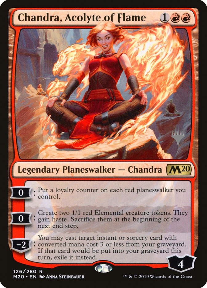 Chandra, Acolyte of Flame (Promo Pack) [Core Set 2020 Promos] | Rock City Comics