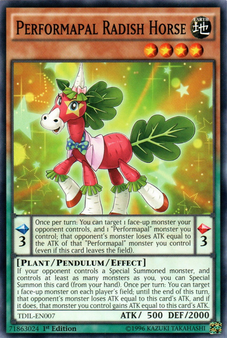 Performapal Radish Horse [TDIL-EN007] Common | Rock City Comics