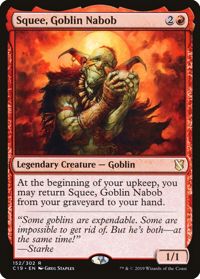 Squee, Goblin Nabob [Commander 2019] | Rock City Comics