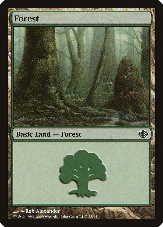 Forest (28) [Duel Decks: Garruk vs. Liliana] | Rock City Comics