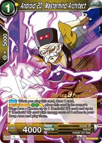 Android 20, Mastermind Architect [BT9-054] | Rock City Comics