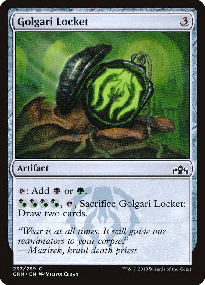 Golgari Locket [Guilds of Ravnica] | Rock City Comics