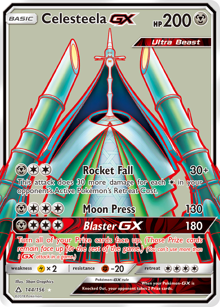 Celesteela GX (144/156) [Sun & Moon: Ultra Prism] | Rock City Comics