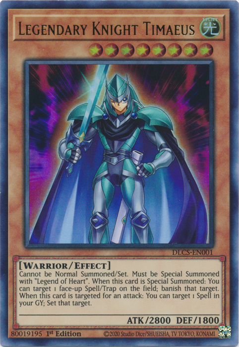 Legendary Knight Timaeus [DLCS-EN001] Ultra Rare | Rock City Comics