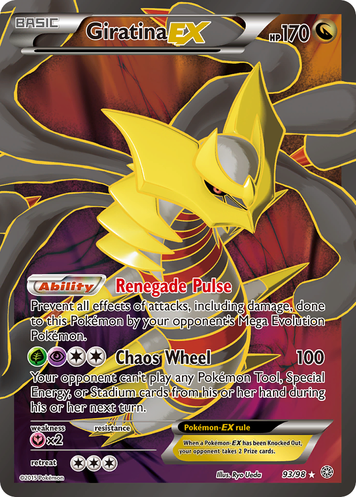 Giratina EX (93/98) [XY: Ancient Origins] | Rock City Comics