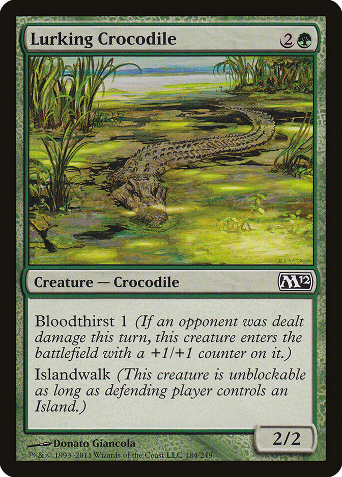 Lurking Crocodile [Magic 2012] | Rock City Comics