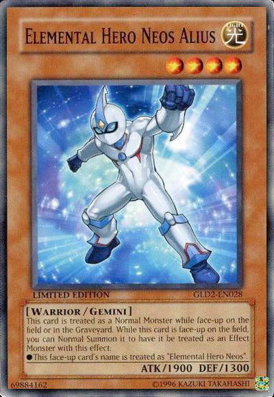 Elemental Hero Neos Alius [GLD2-EN028] Common | Rock City Comics