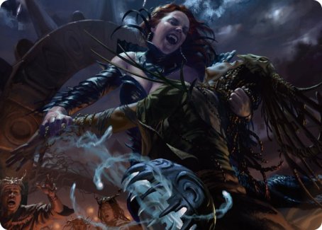 Olivia's Midnight Ambush Art Card [Innistrad: Midnight Hunt Art Series] | Rock City Comics