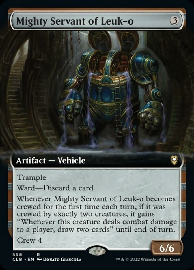 Mighty Servant of Leuk-o (Extended Art) [Commander Legends: Battle for Baldur's Gate] | Rock City Comics