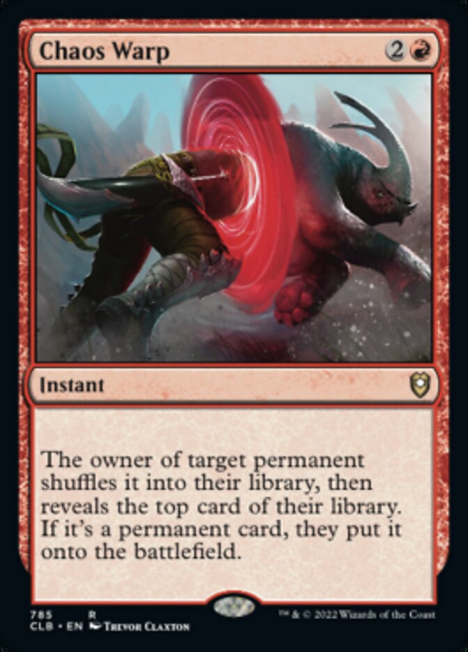 Chaos Warp [Commander Legends: Battle for Baldur's Gate] | Rock City Comics