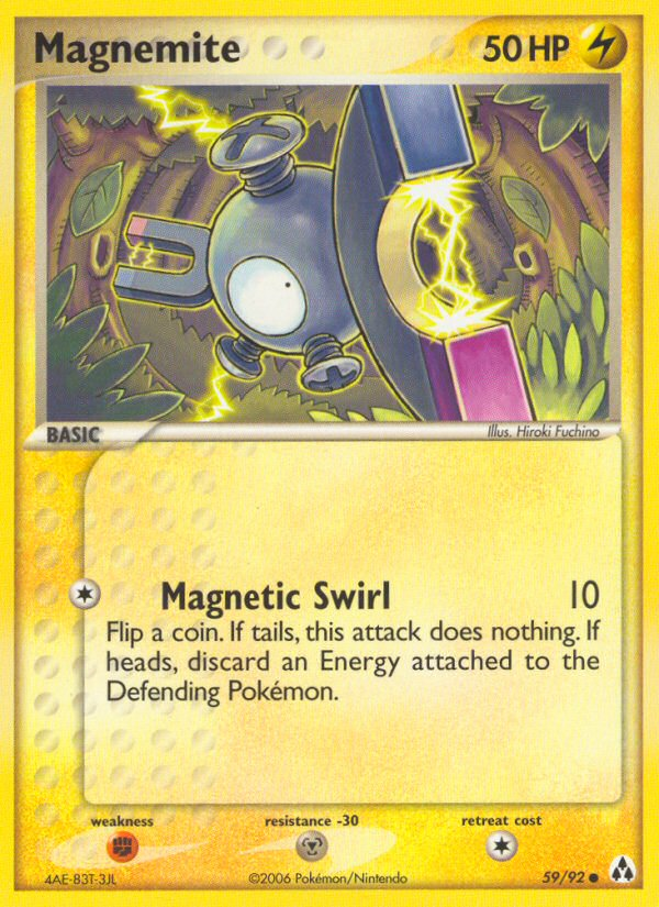 Magnemite (59/92) [EX: Legend Maker] | Rock City Comics