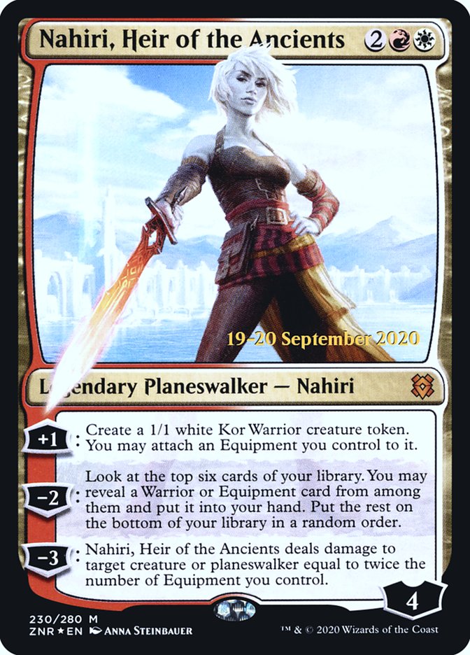 Nahiri, Heir of the Ancients [Zendikar Rising Prerelease Promos] | Rock City Comics