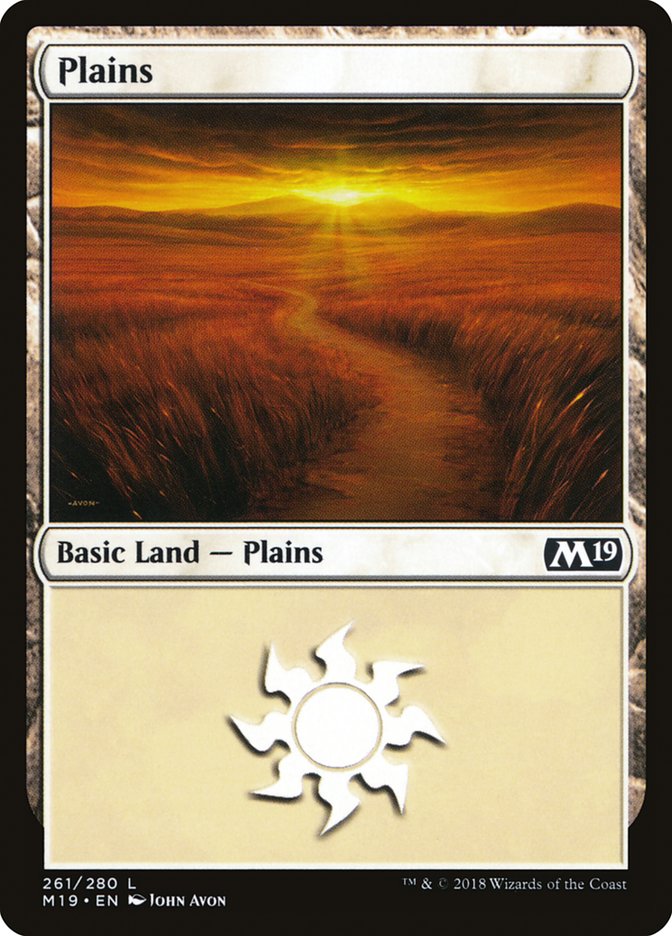 Plains (261) [Core Set 2019] | Rock City Comics