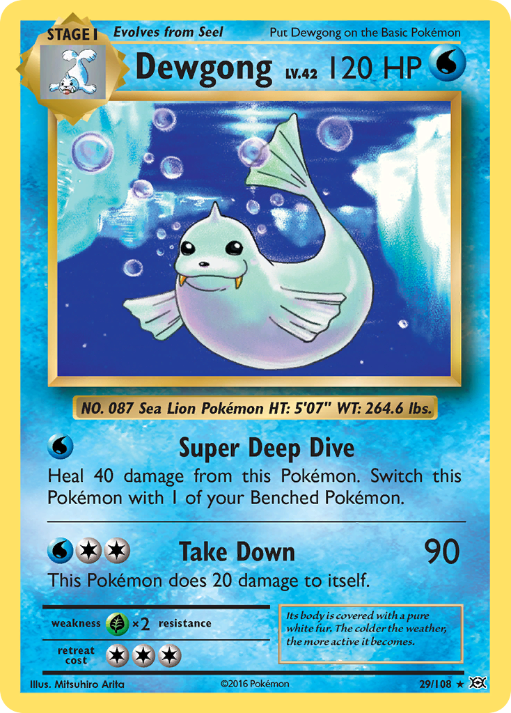 Dewgong (29/108) [XY: Evolutions] | Rock City Comics