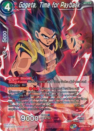 Gogeta, Time for Payback [EX15-01] | Rock City Comics