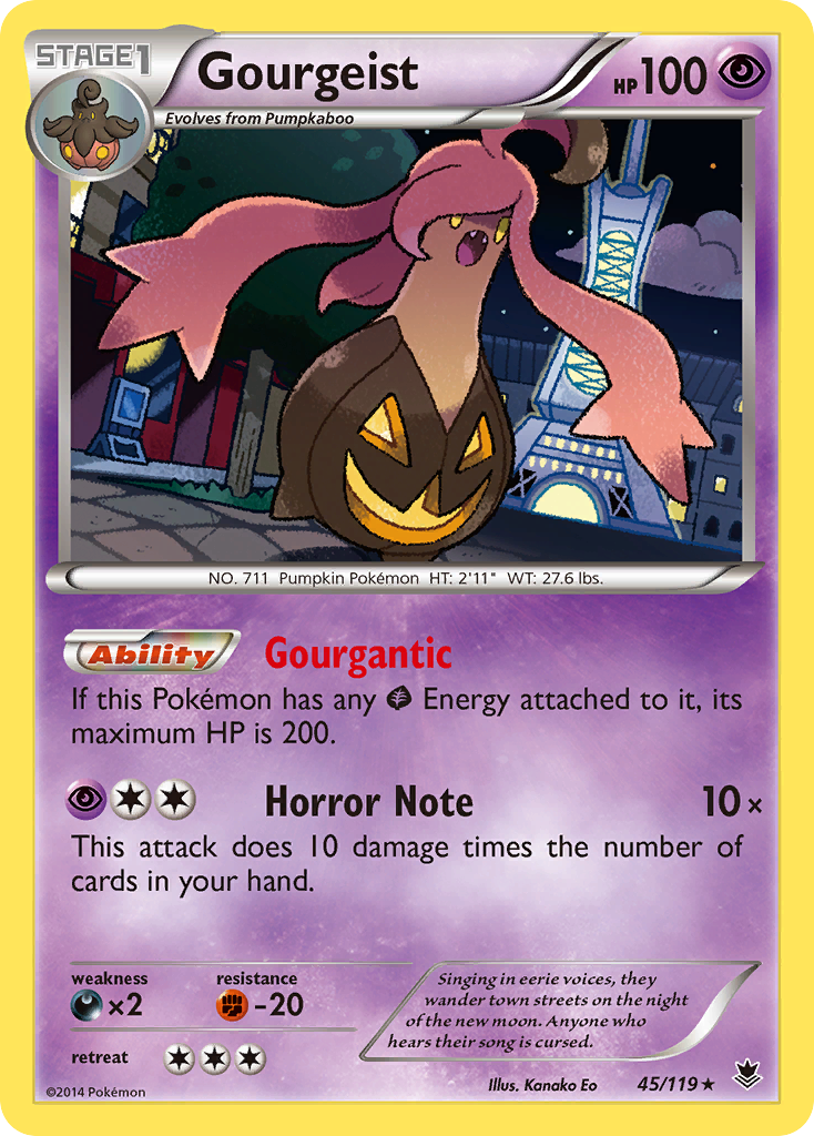 Gourgeist (45/119) [XY: Phantom Forces] | Rock City Comics