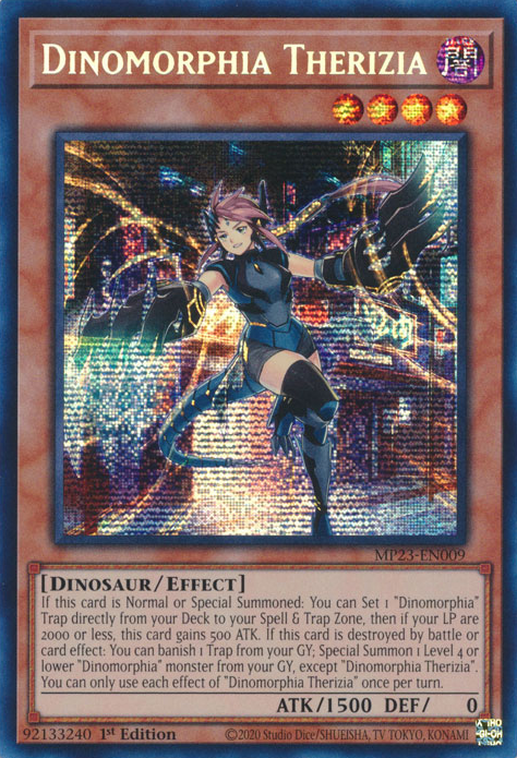 Dinomorphia Therizia [MP23-EN009] Prismatic Secret Rare | Rock City Comics