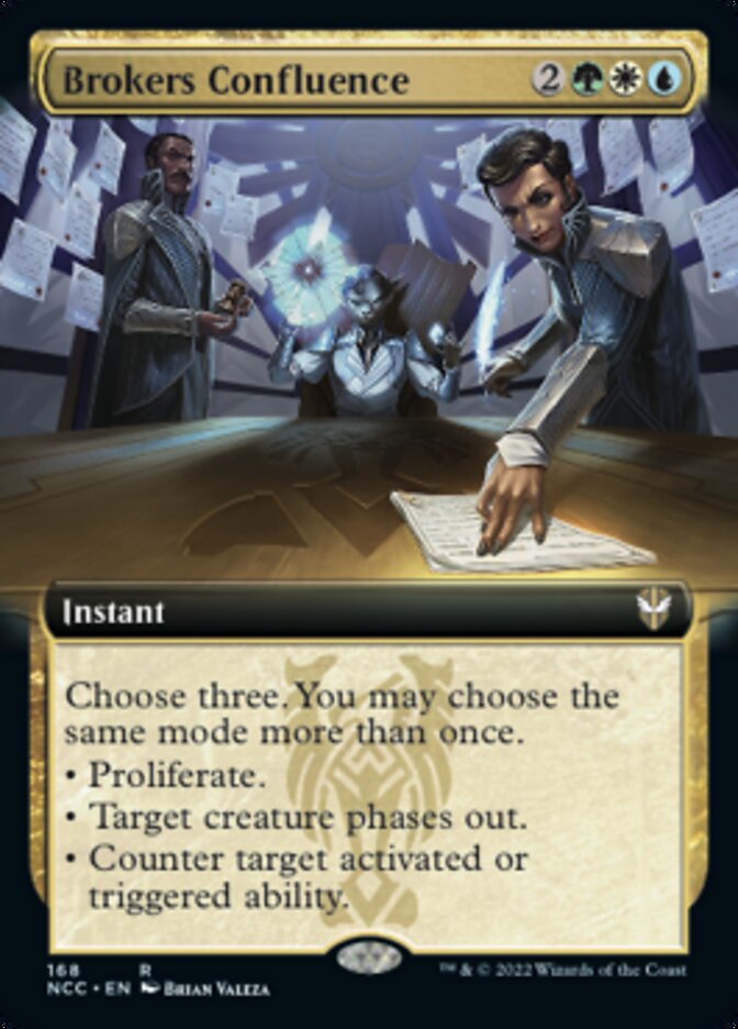 Brokers Confluence (Extended Art) [Streets of New Capenna Commander] | Rock City Comics