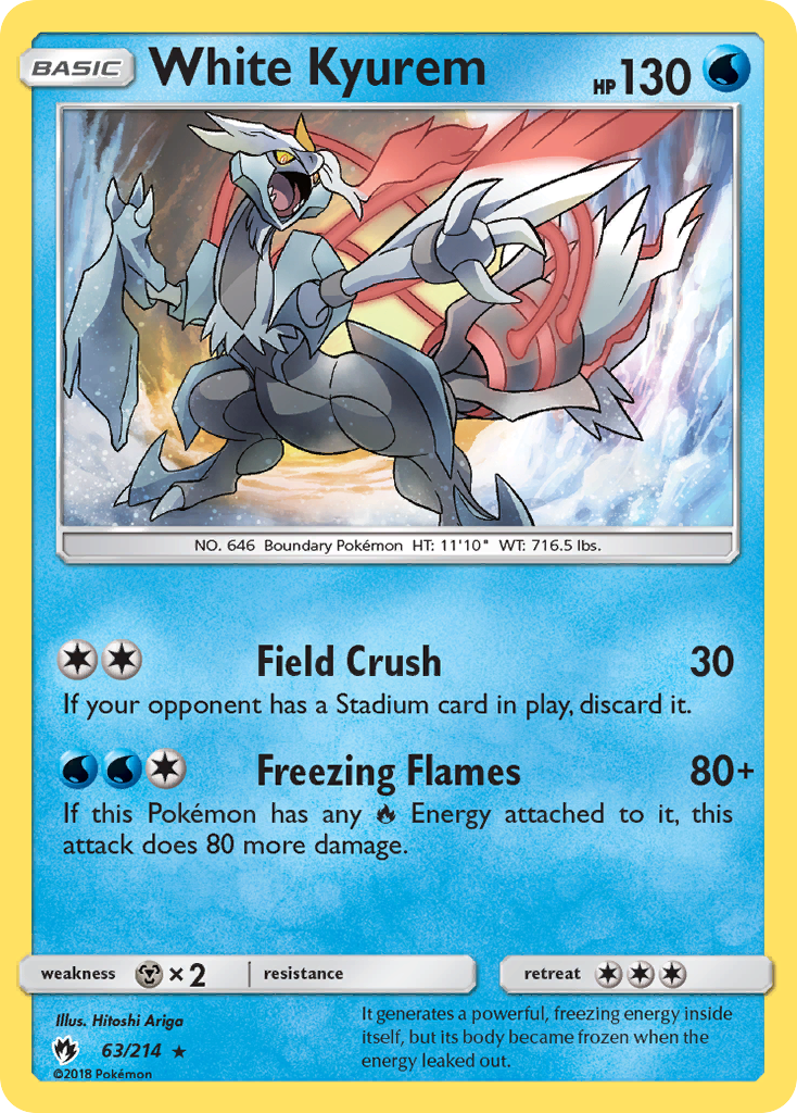 White Kyurem (63/214) [Sun & Moon: Lost Thunder] | Rock City Comics