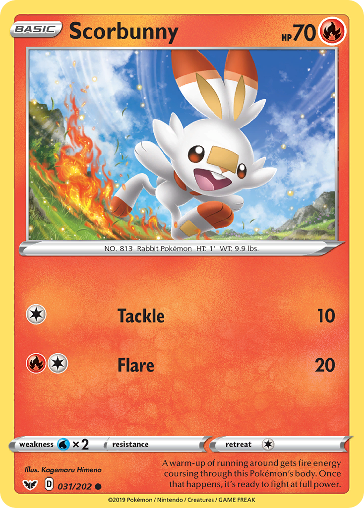 Scorbunny (031/202) [Sword & Shield: Base Set] | Rock City Comics