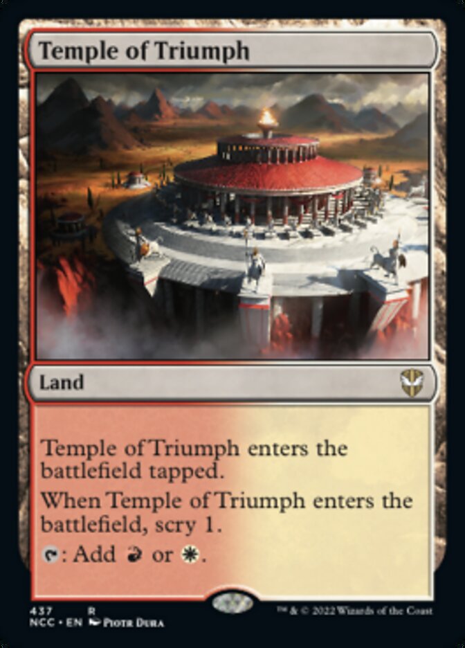 Temple of Triumph [Streets of New Capenna Commander] | Rock City Comics