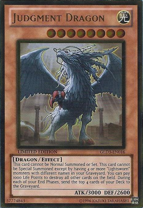 Judgment Dragon [GLD3-EN016] Gold Rare | Rock City Comics